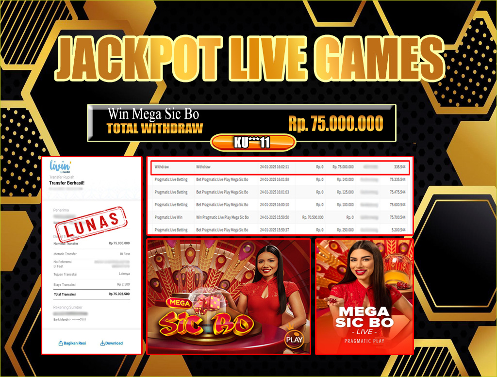 JACKPOT MEGA SIC BO