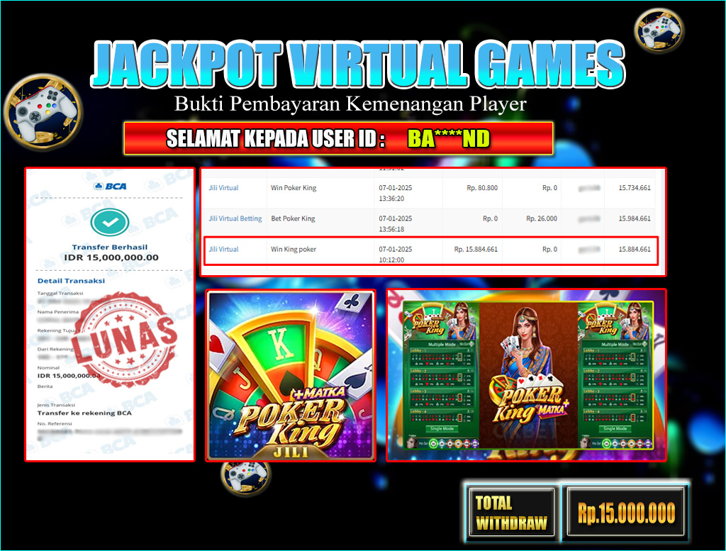 JILI POKER KING VIRTUAL!