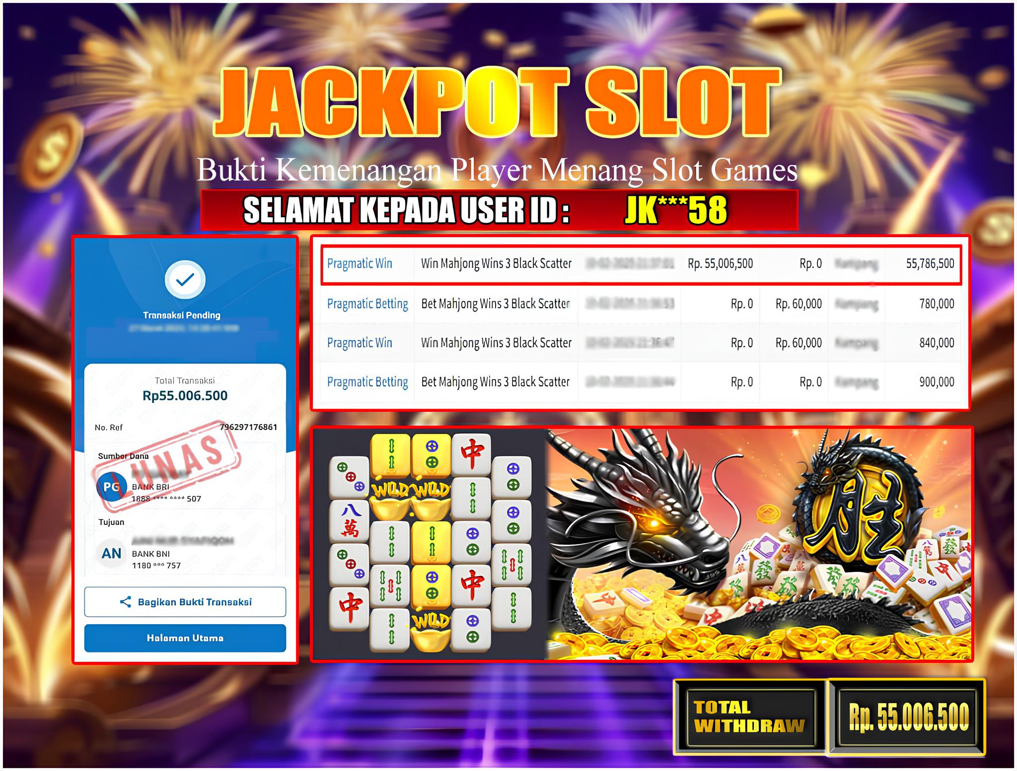 BRI303 JACKPOT SLOT GAMES 21/02/2025