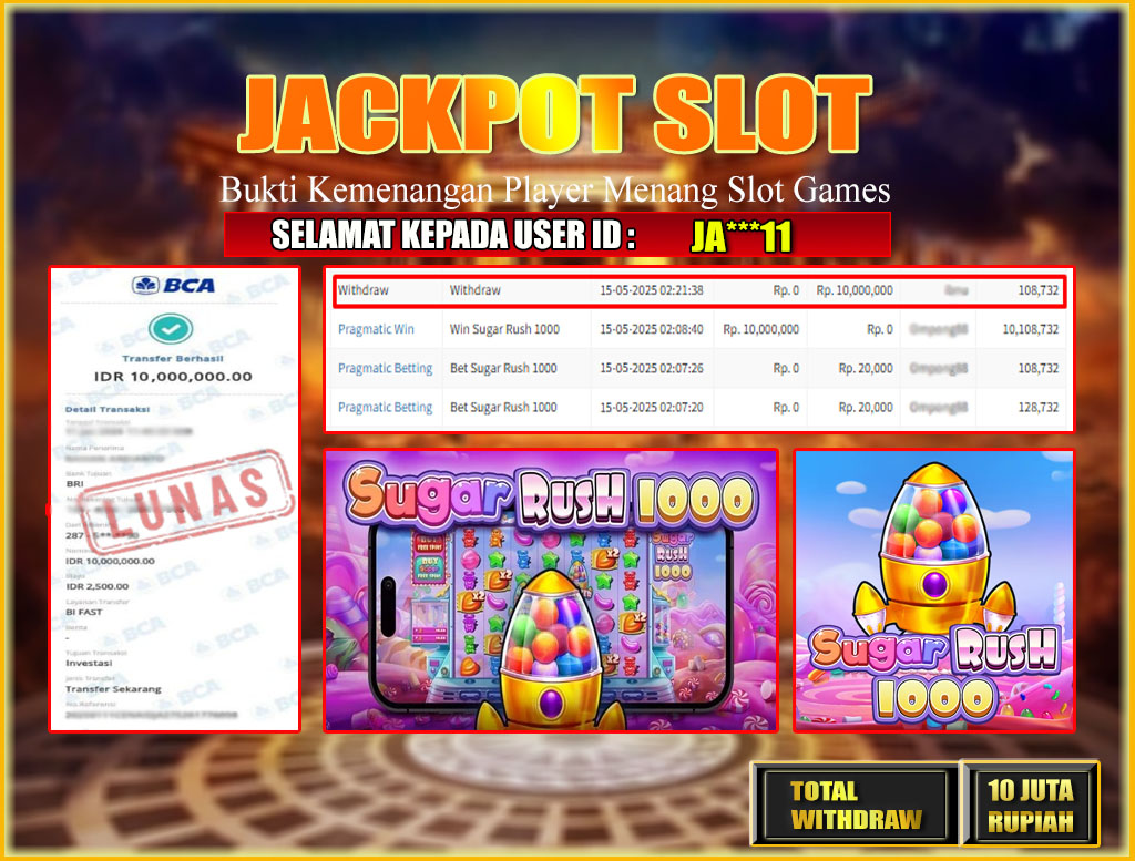 BRI303 JACKPOT SLOT GAMES 15/05/2025