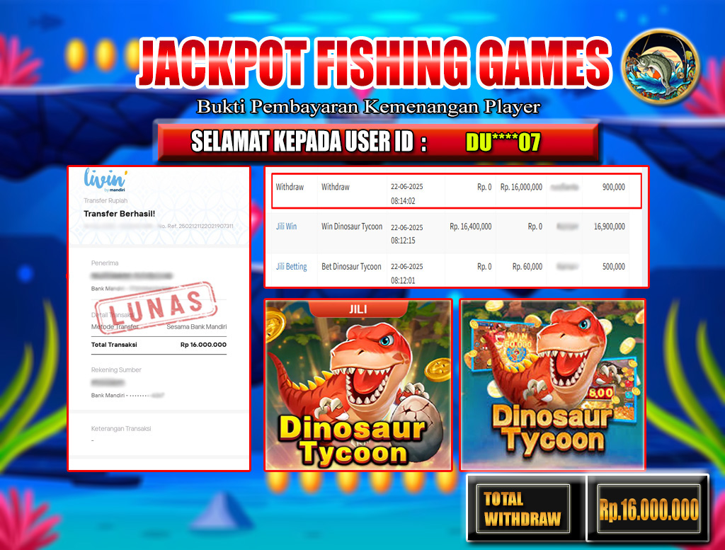  JACKPOT FISHING GAMES