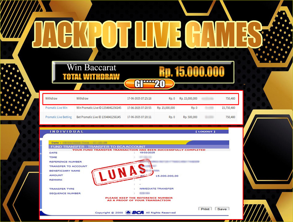  JACKPOT LIVE GAMES