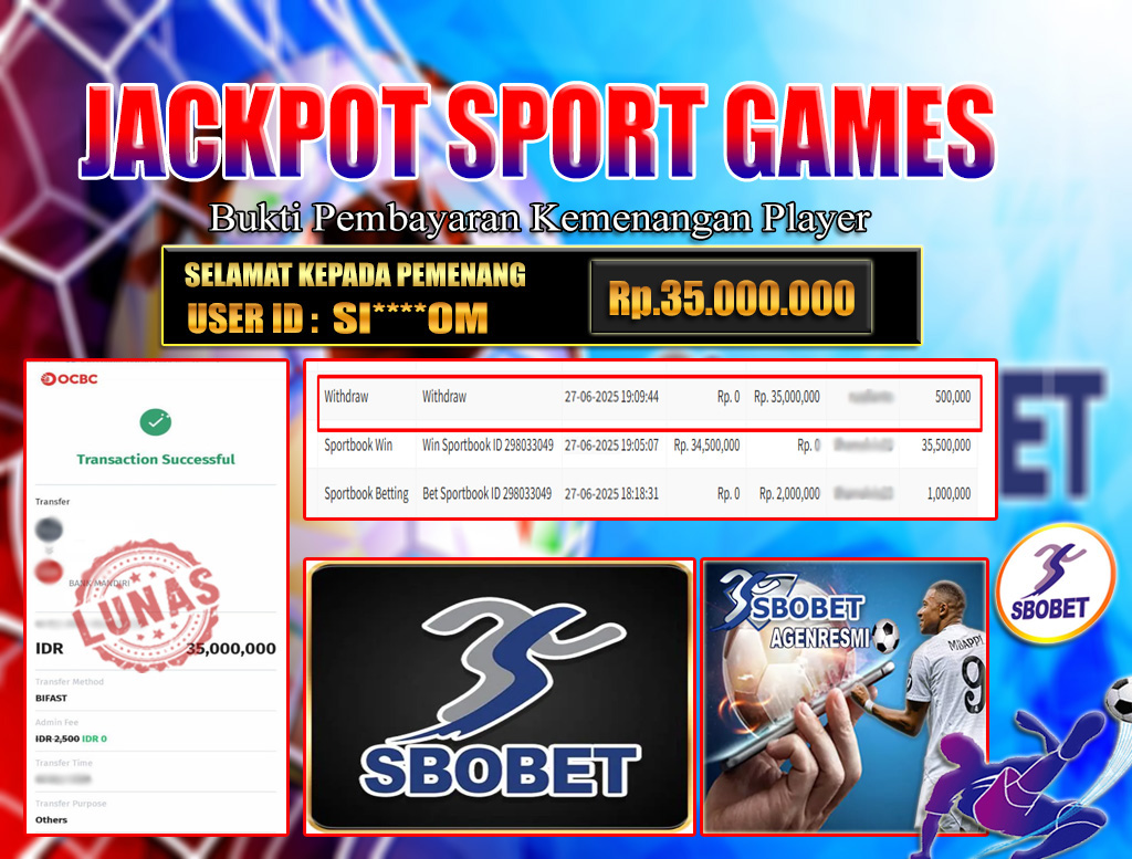  JACKPOT SPORT GAMES