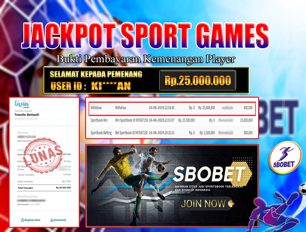  JACKPOT SPORT GAMES 