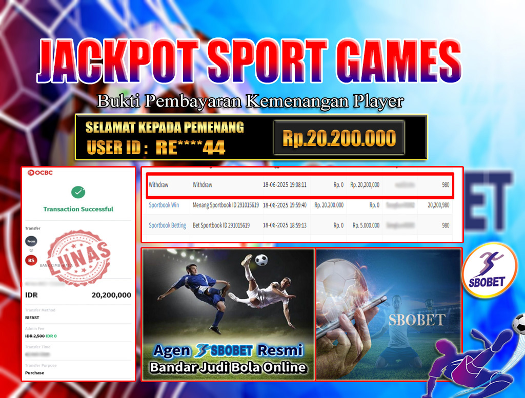  JACKPOT SPORT GAMES 