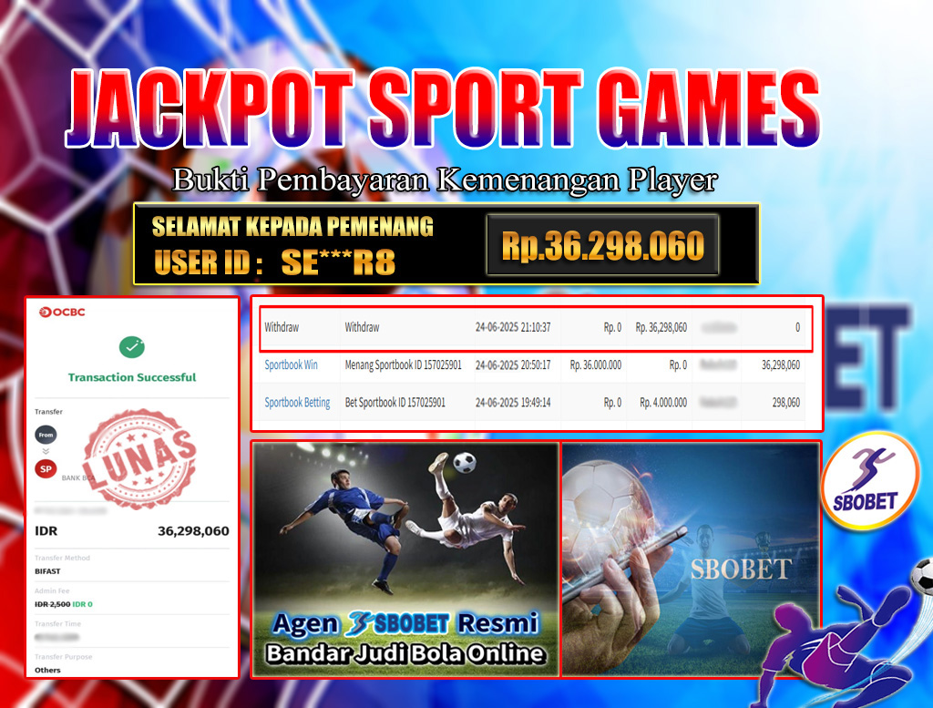  JACKPOT SPORT GAMES