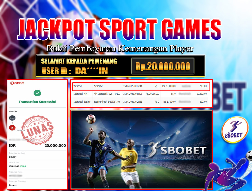  JACKPOT SPORT GAMES 