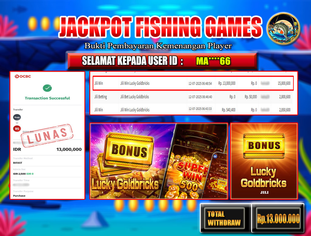  JACKPOT FISHING GAMES