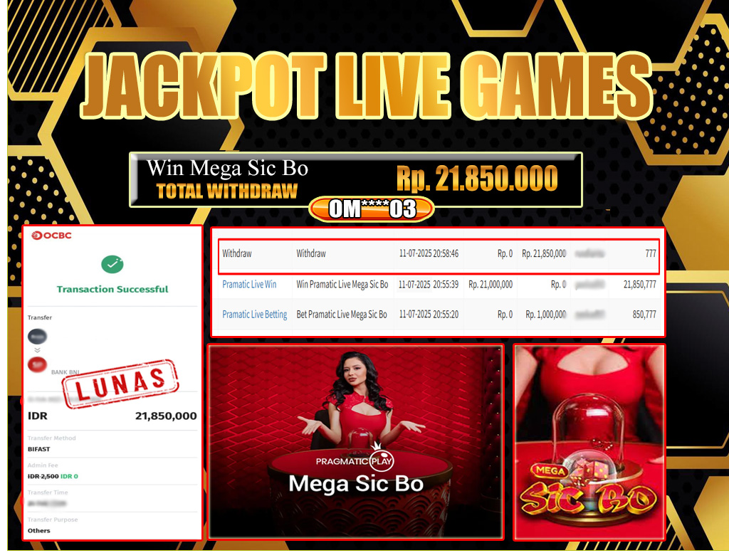  JACKPOT LIVE GAMES