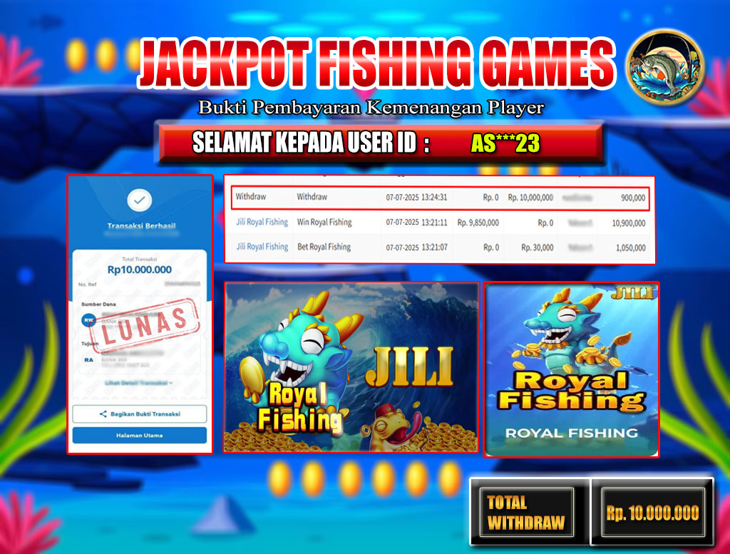  JACKPOT FISHING GAMES