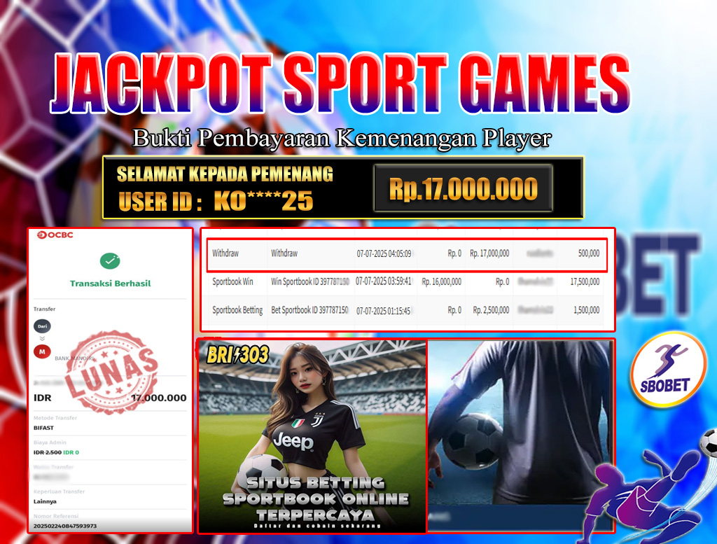  JACKPOT SPORT GAMES