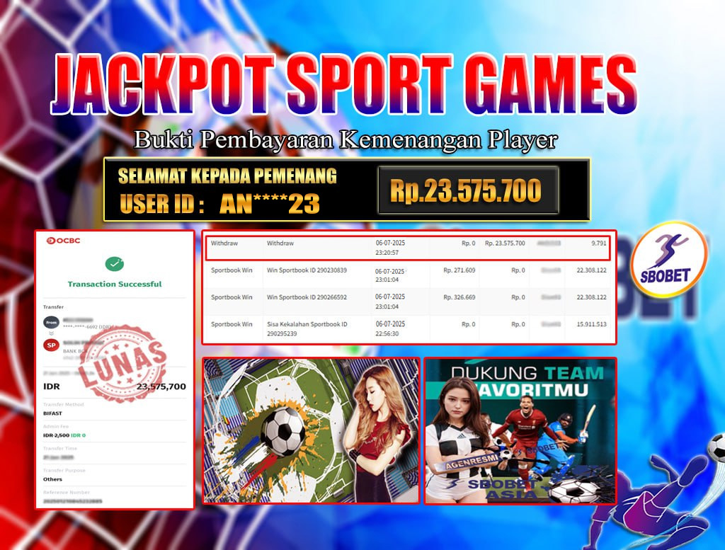  JACKPOT SPORT GAMES 
