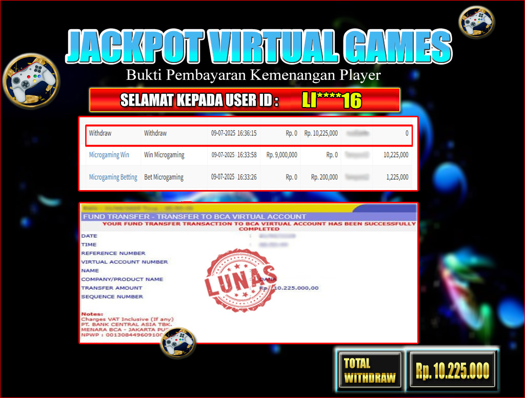 JACKPOT VIRTUAL GAMES