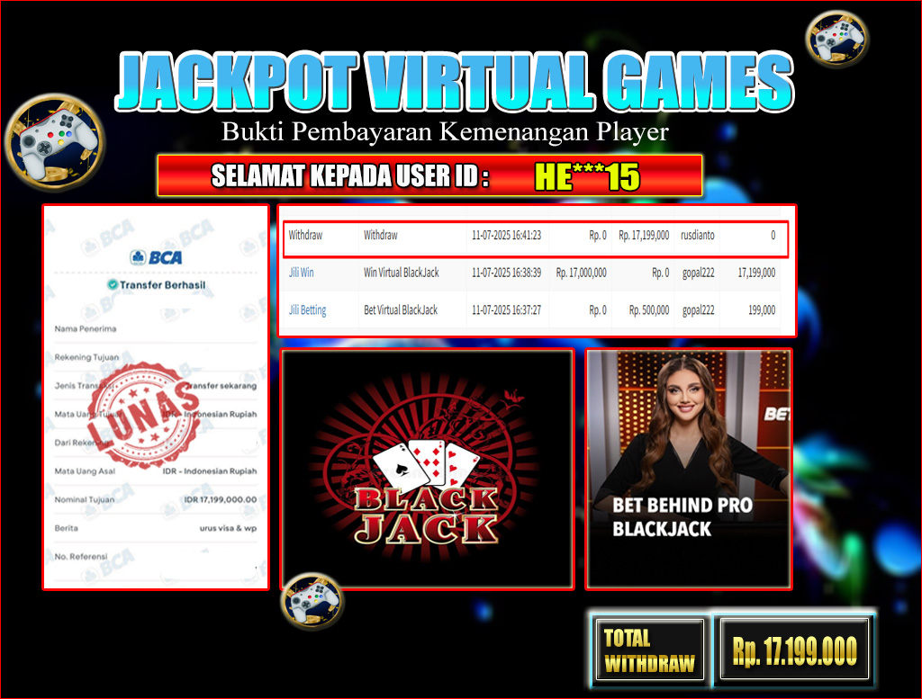  JACKPOT VIRTUAL GAMES
