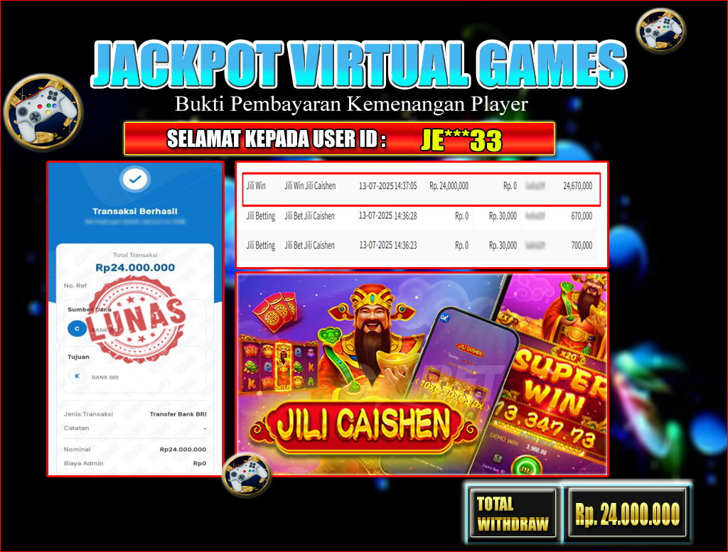 JACKPOT VIRTUAL GAMES: