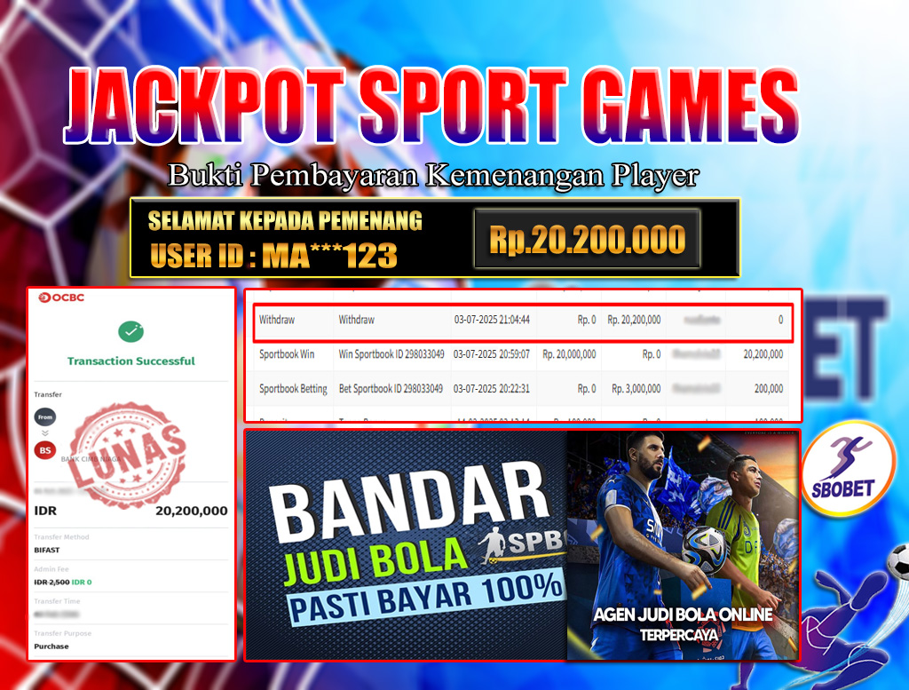  JACKPOT SPORT GAMES